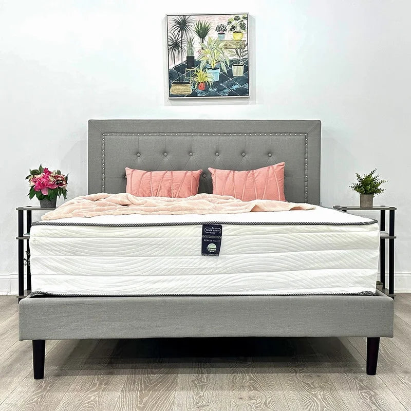 Twin Size 12 Inch Memory Foam Pocket Spring Hybrid Mattress T845698