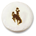 White Vinyl Fitted Spare Car Tire Cover M9039