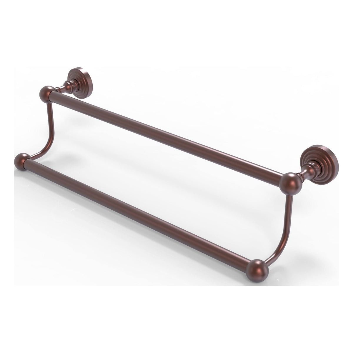 Antique Copper 36 inch Double Towel Bar Q64032