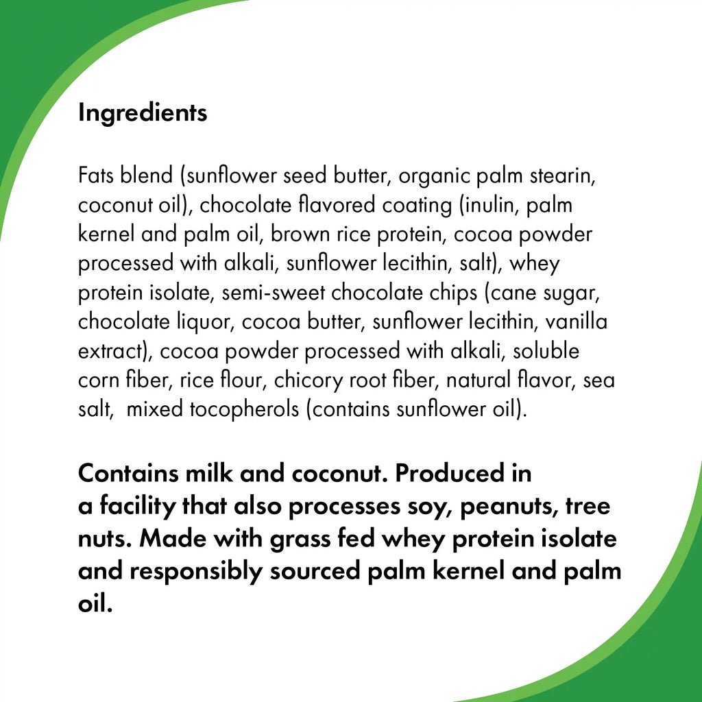 Mint Chocolate Chip Keto-Friendly Protein Bar 12 Count K428376