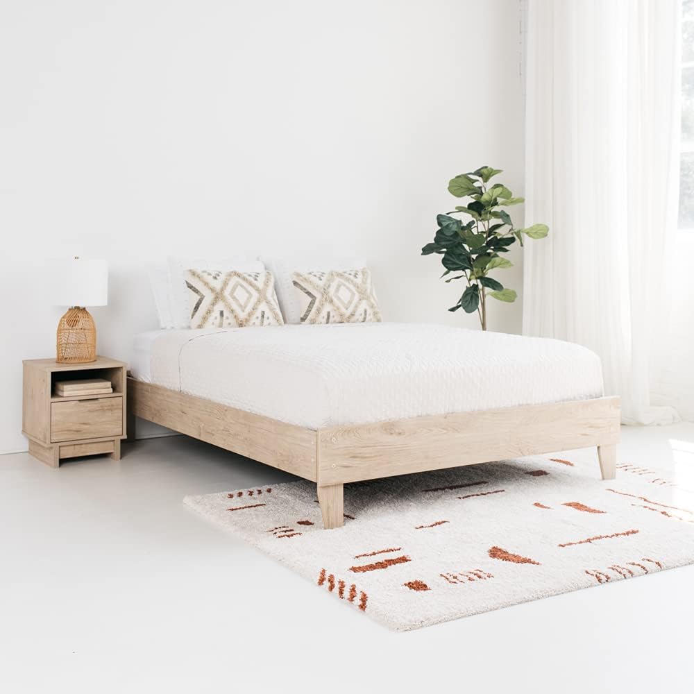 Full Mid-Century Modern Platform Bed B149026