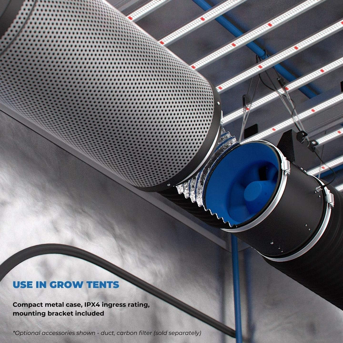 10 Inch Inline Duct Fan with Variable Speed Controller K501572