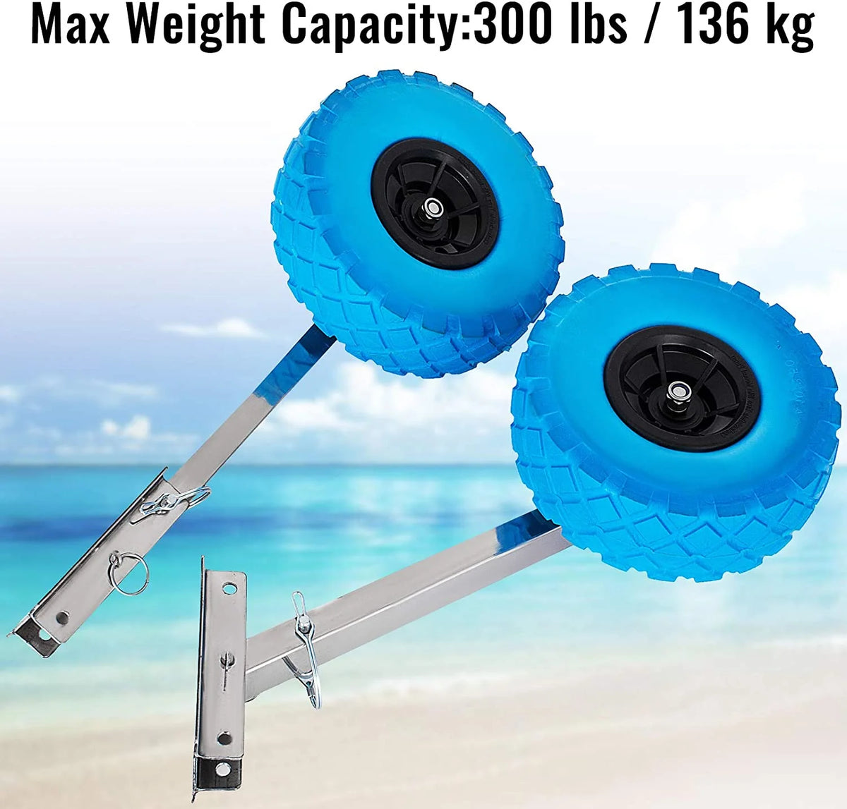 300LBS Stainless Steel Boat Launching Wheel Dolly G137