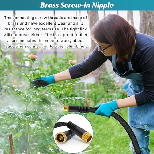 75ft Non-Expanding Garden Hose with 3/4" Fittings U43754