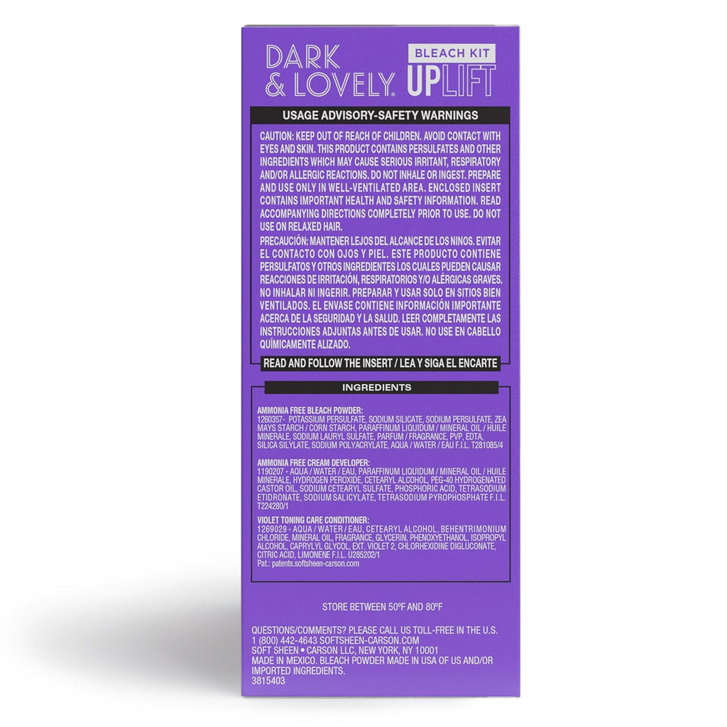 Dark and Lovely Hair Bleaching Kit 1 kit K3338