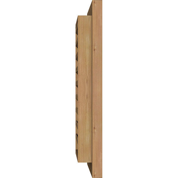 Unfinished Functional Vertical Gable Vent H54641