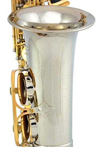 Silver Alto Saxophone with 11 Reeds and Case P179