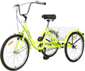 26 Inch 3-Wheel Cruiser Bicycle with Large Shopping Basket Y809654