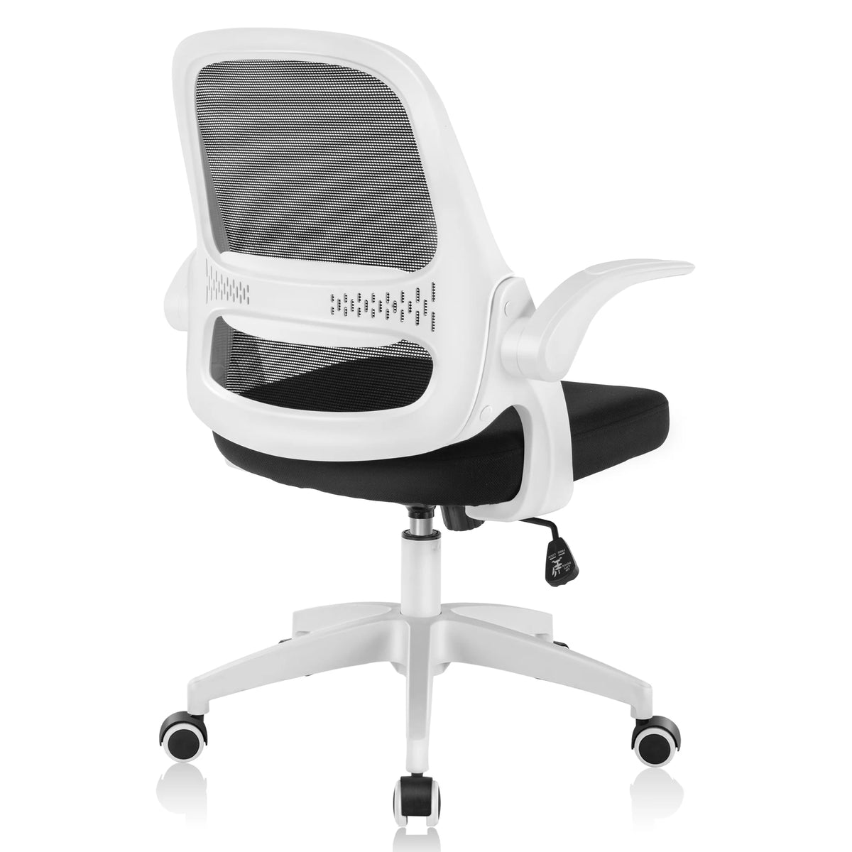 Black Office Chair with Flip-up Armrests I52634