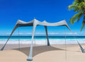 Family Beach Tent Sunshade Pop Up Sun Shelter 4 Pole with Carry Bag R9798