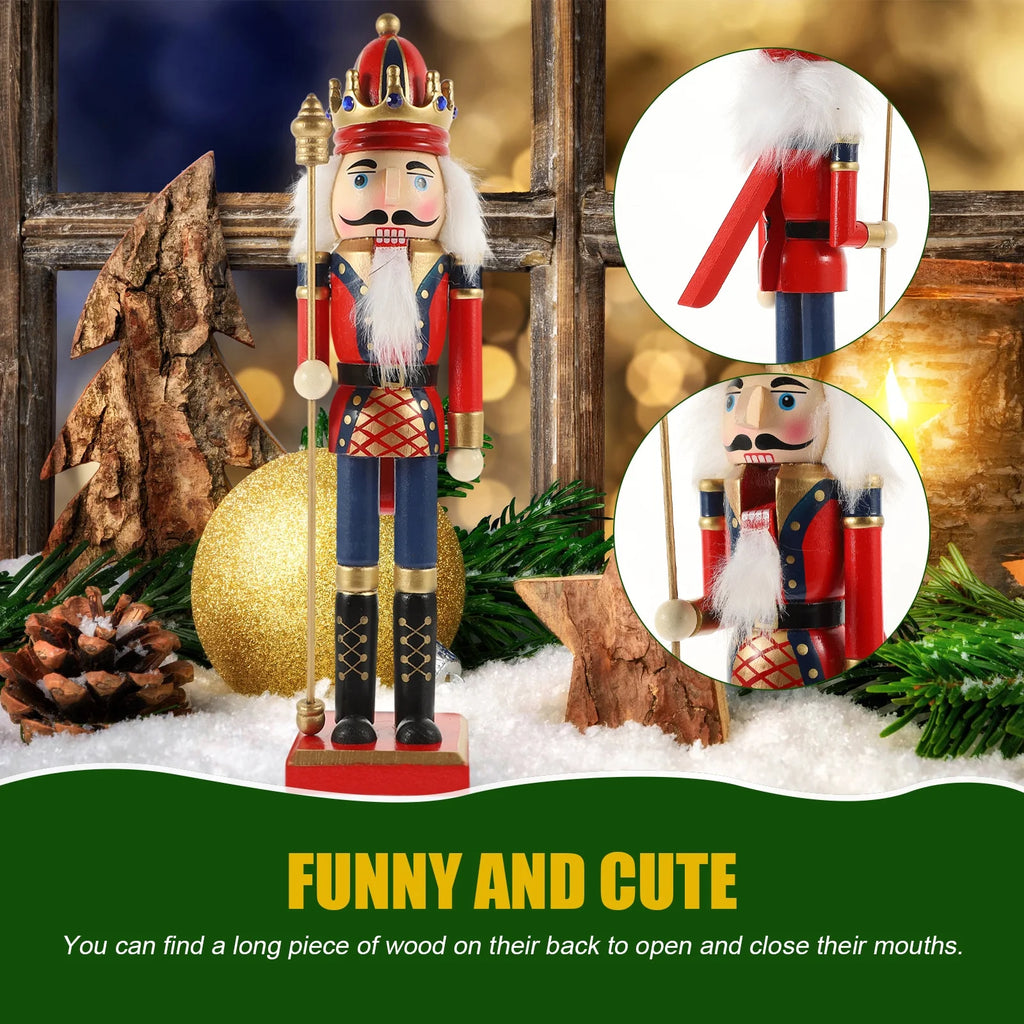 Wooden Nutcracker Doll Christmas Decor R226