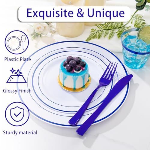 350-Piece Gold Disposable Plates and Cutlery Set O736990