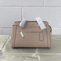 Taupe Leather Satchel Bag T2057