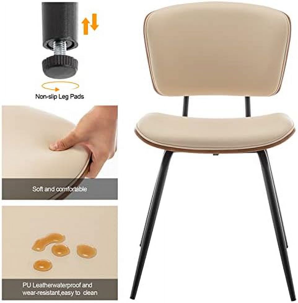 Black Pack of 2 Dining Chair E11362