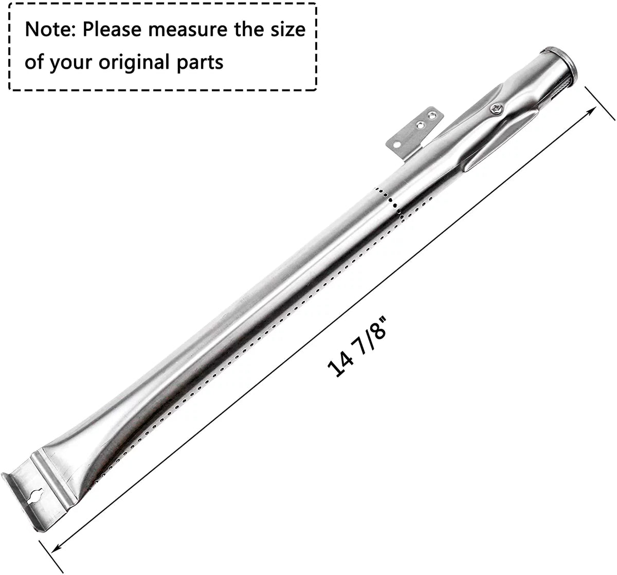 Stainless Steel Tube Burner 14 7/8 inch Set of 4 M265793
