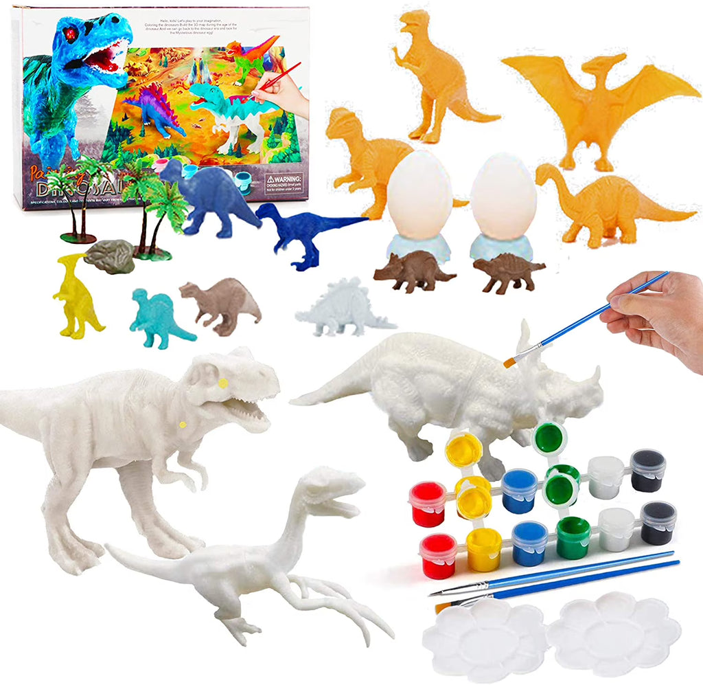 Kids Dinosaur Painting Kit with Play Mat N197262
