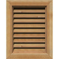 Unfinished Functional Vertical Gable Vent H54641