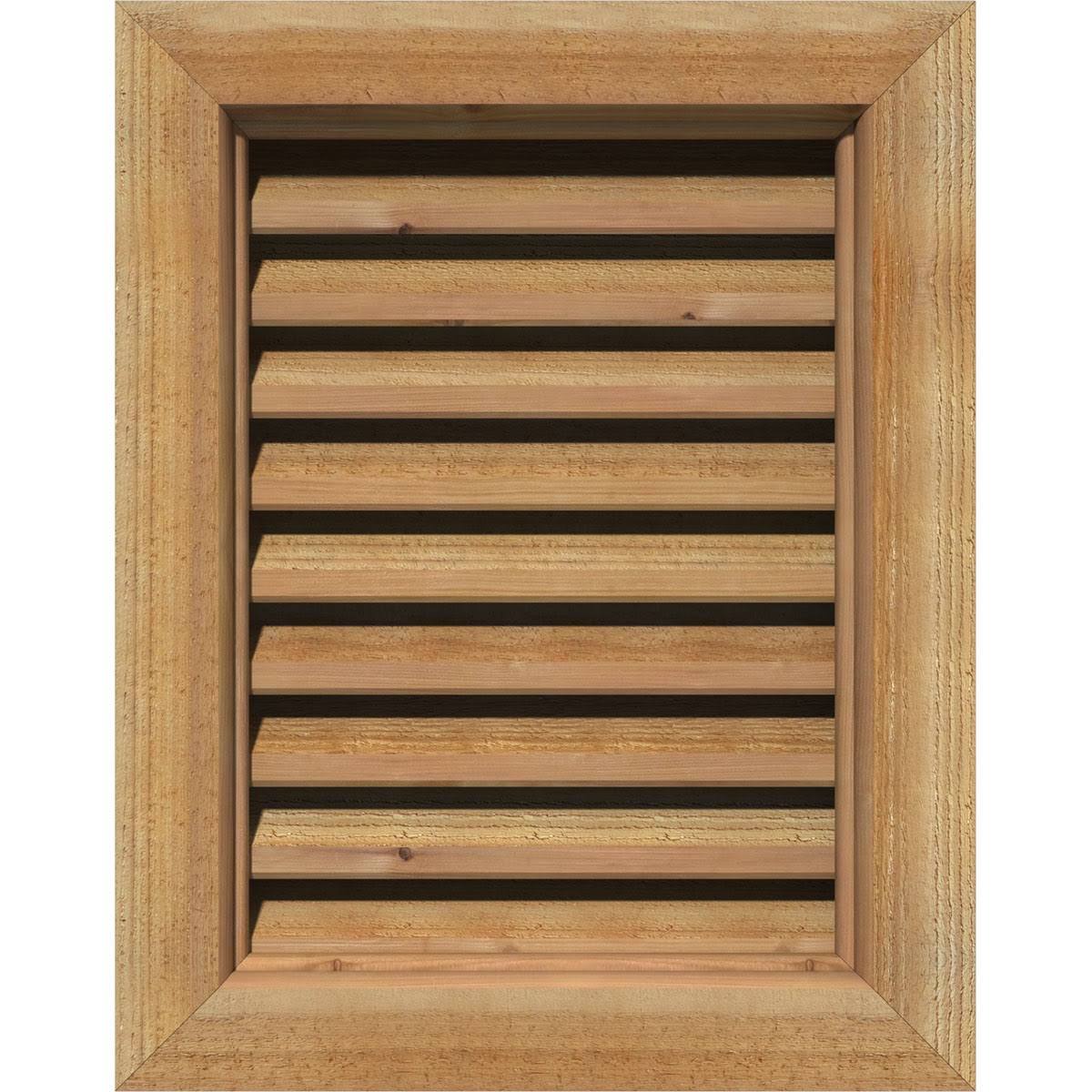 Unfinished Functional Vertical Gable Vent H54641