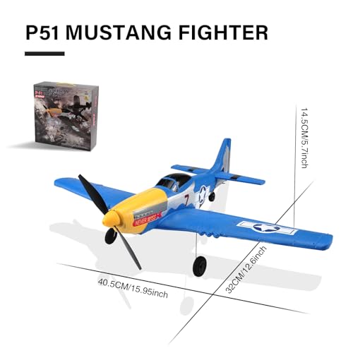 4 Channel RC Plane P-51D Mustang Fighter H870