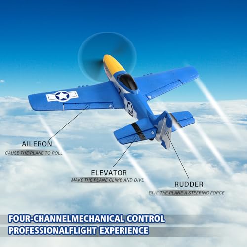 4 Channel RC Plane P-51D Mustang Fighter H870