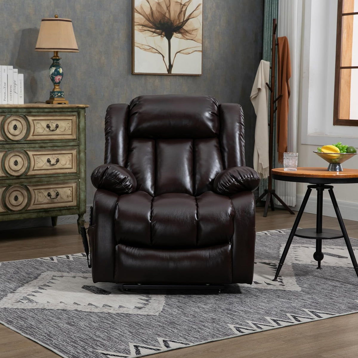 Dual Motor Electric Power Lift Recliner Chair with Massage and Heat P778