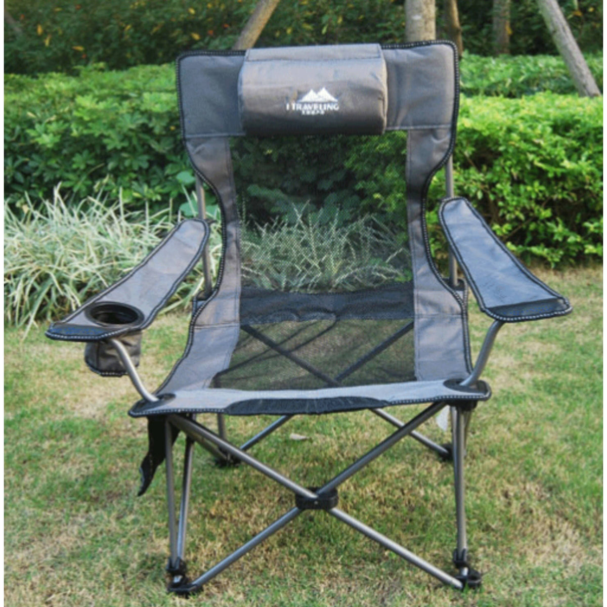 Adjustable Beach Camping and Hiking Chair Blue G4685