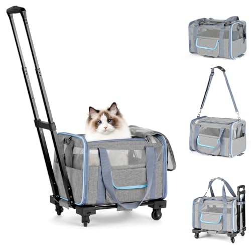 Airline Approved Soft Sided Pet Carrier with Wheels M42160