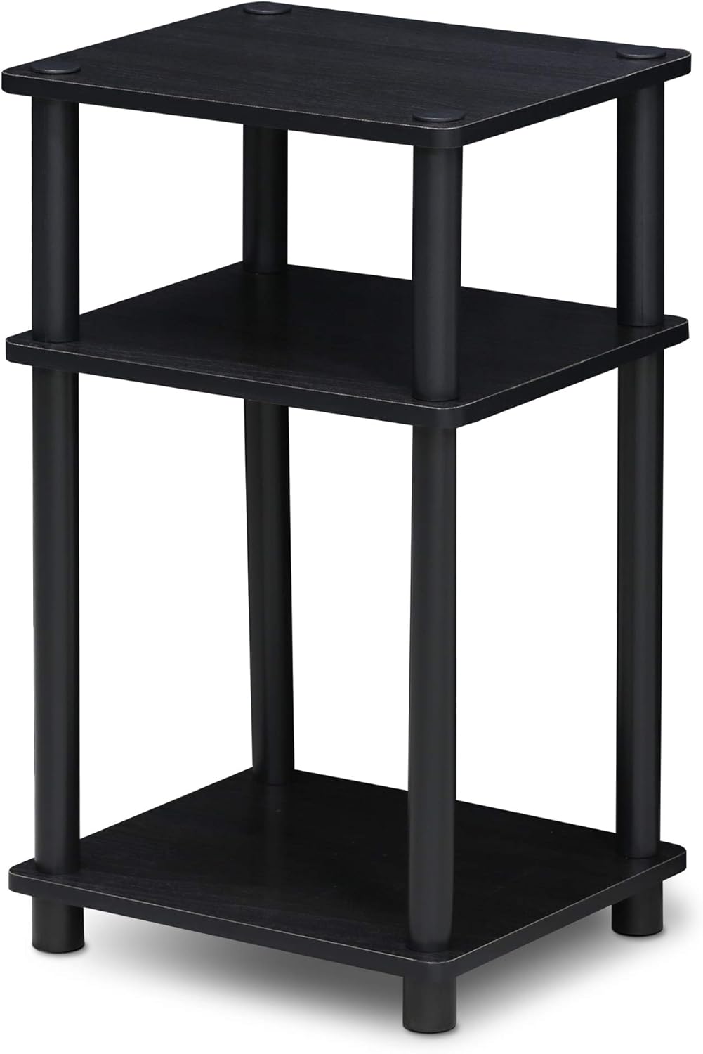 3-Tier End Table, 1-Pack, Americano/Black & Simplistic End Table, Espresso/Black N5312