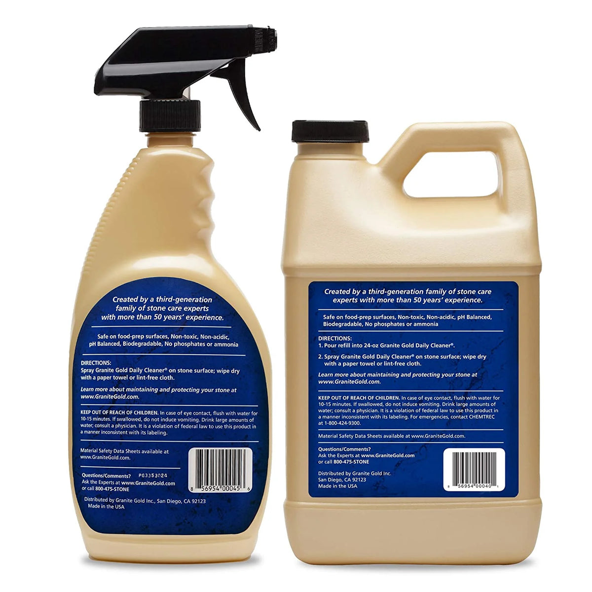 Daily Cleaner Spray and Refill Value Pack for Natural Stone Countertops E8316