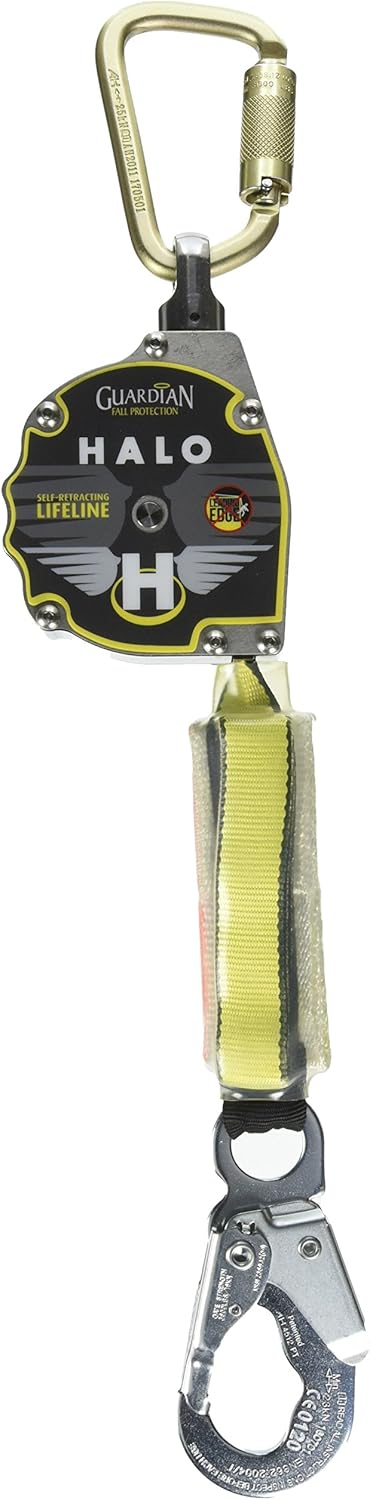 11 ft. Nylon Webbing with Carbineer, Swivel Top, Steel Snap Hook H2964