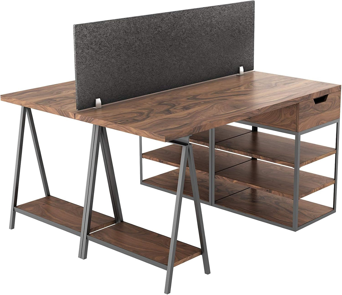 Acoustical Desk Mounted Privacy Panel H40209