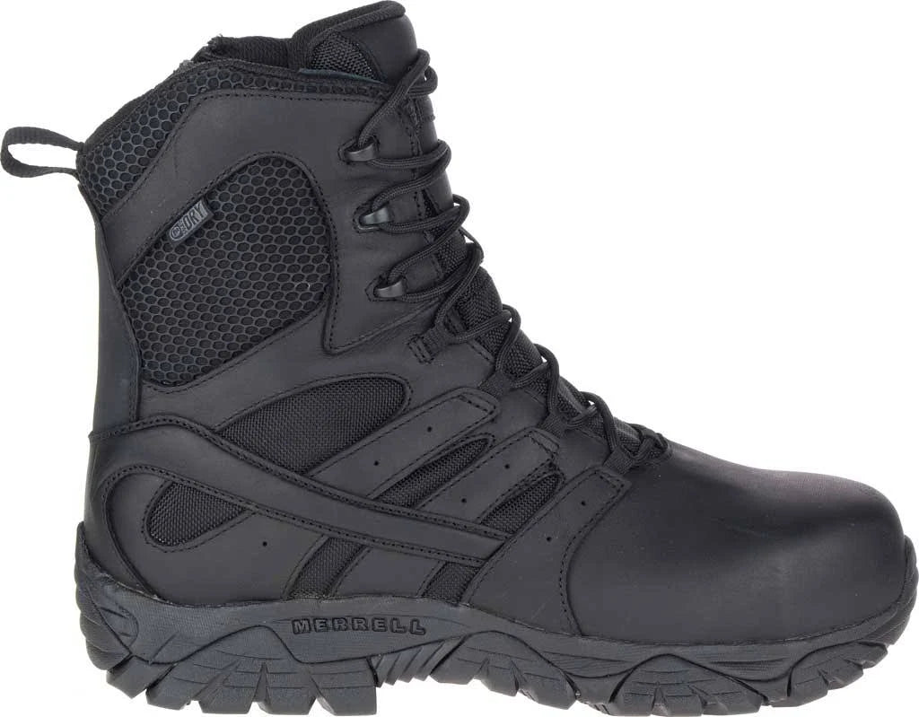 Black Waterproof Tactical Work Boots S581016