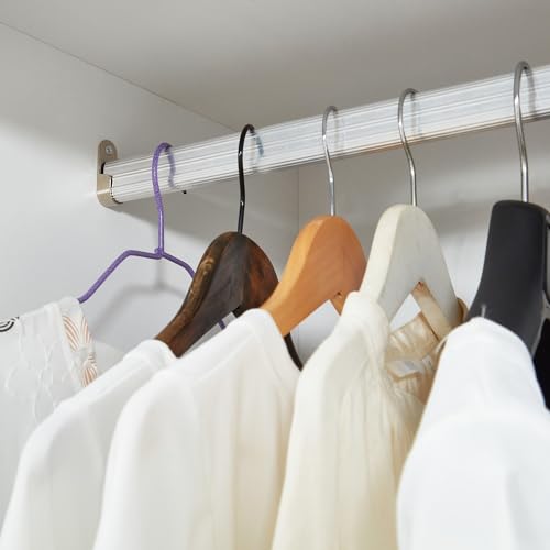 White Wood Storage Closet with Doors and Hanging Rod Z3726