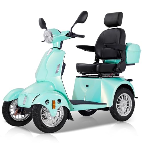 800W Heavy Duty All Terrain Motorized Scooter with Seats (Red) K7121