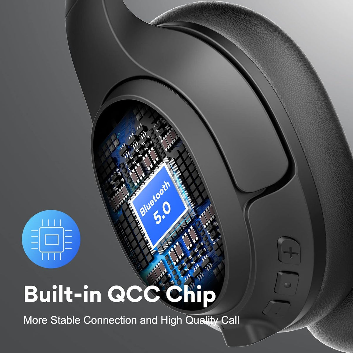 Bluetooth Headsets with Microphone & USB Dongle, 30 Hours Talk Time, Over-Ear Wireless Headphone S54563