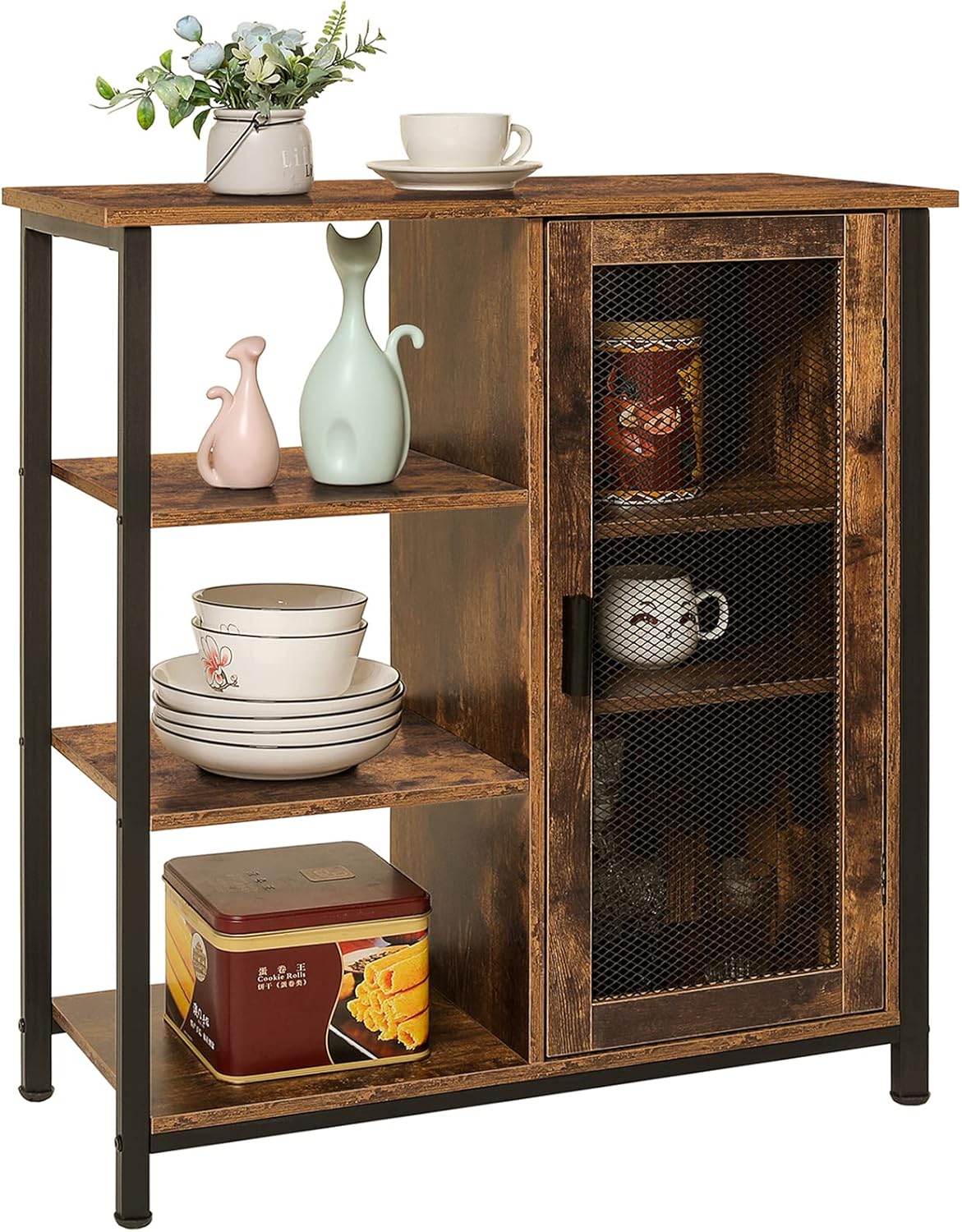 Storage Cabinet with Shelves and Door X4595