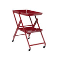Red 2-Shelf Serving Cart C429937