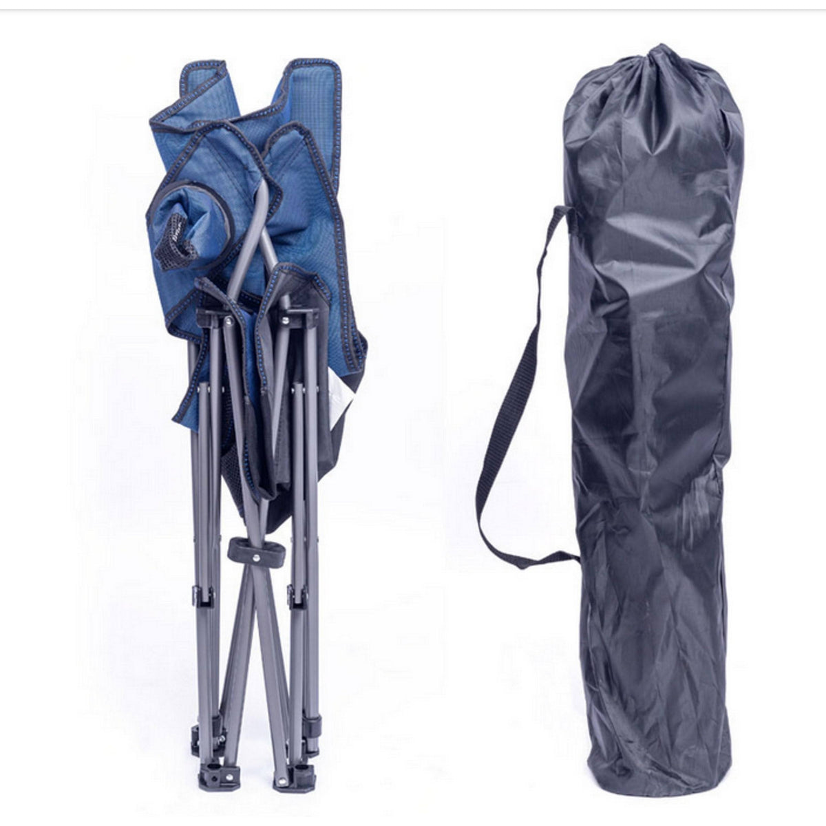 Adjustable Beach Camping and Hiking Chair Blue G4685