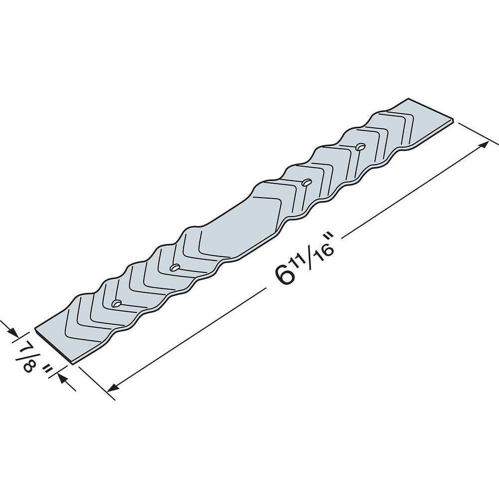 22-Gauge Galvanized Brick Tie B9862