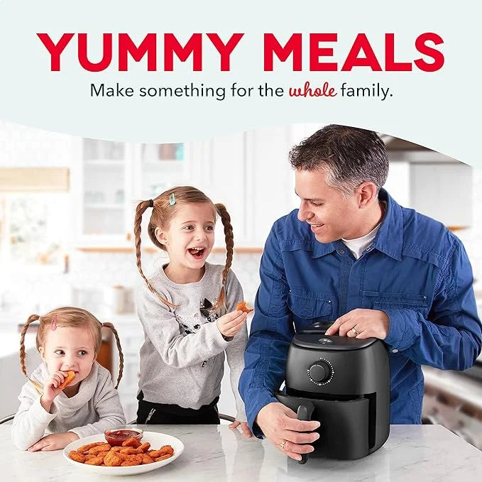 2.6 Qt. Black Electric Air Fryer Oven D30842