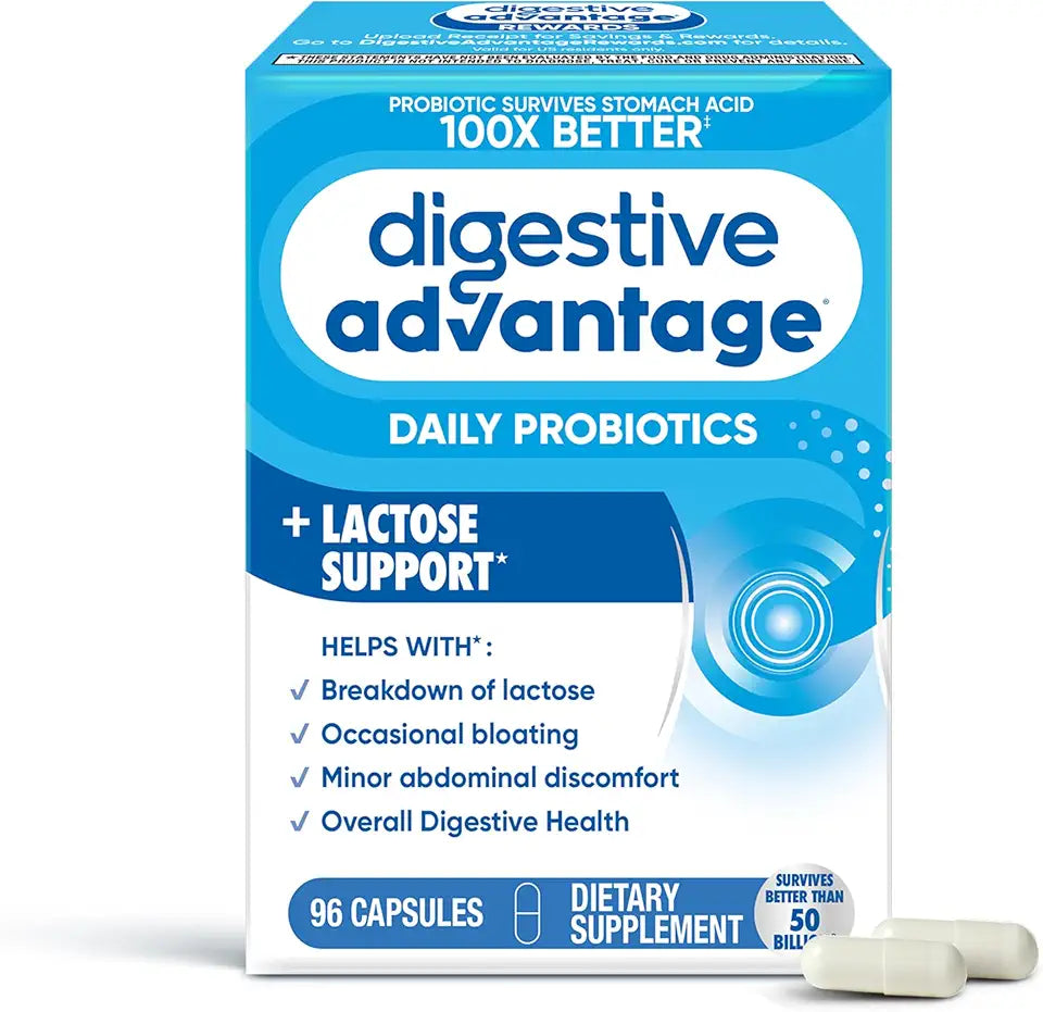 Probiotics + Lactase Digestive Enzymes 96ct M710335