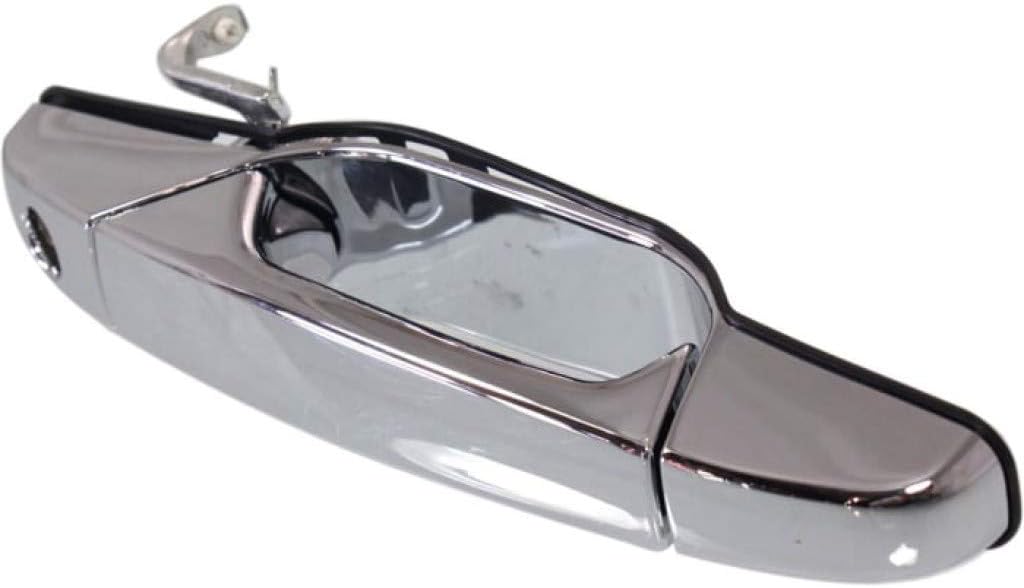 Chrome Exterior Door Handle Front Passenger Side with Key Hole Pack of 2 I224675