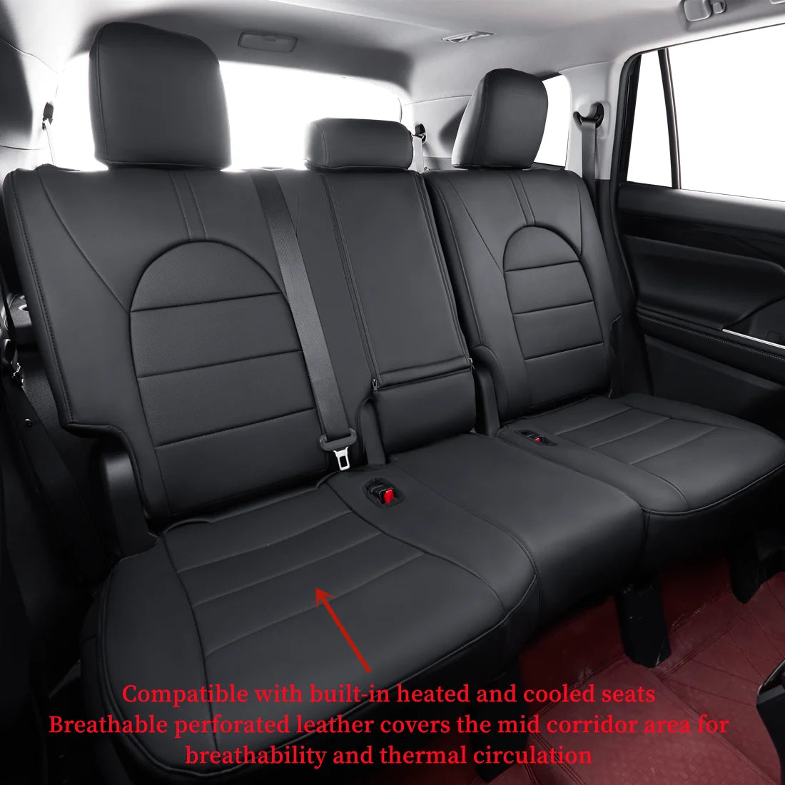 Custom Fit Car Seat Covers Leatherette Black Full Set F818