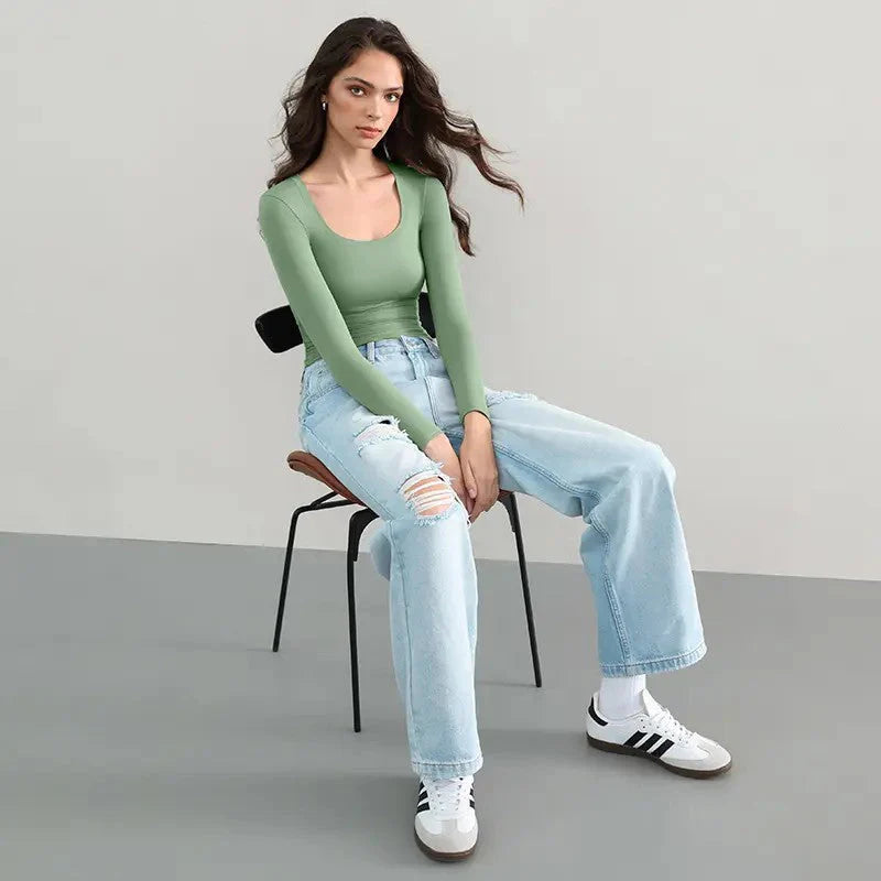 Women's Slim Fit T Shirts K687