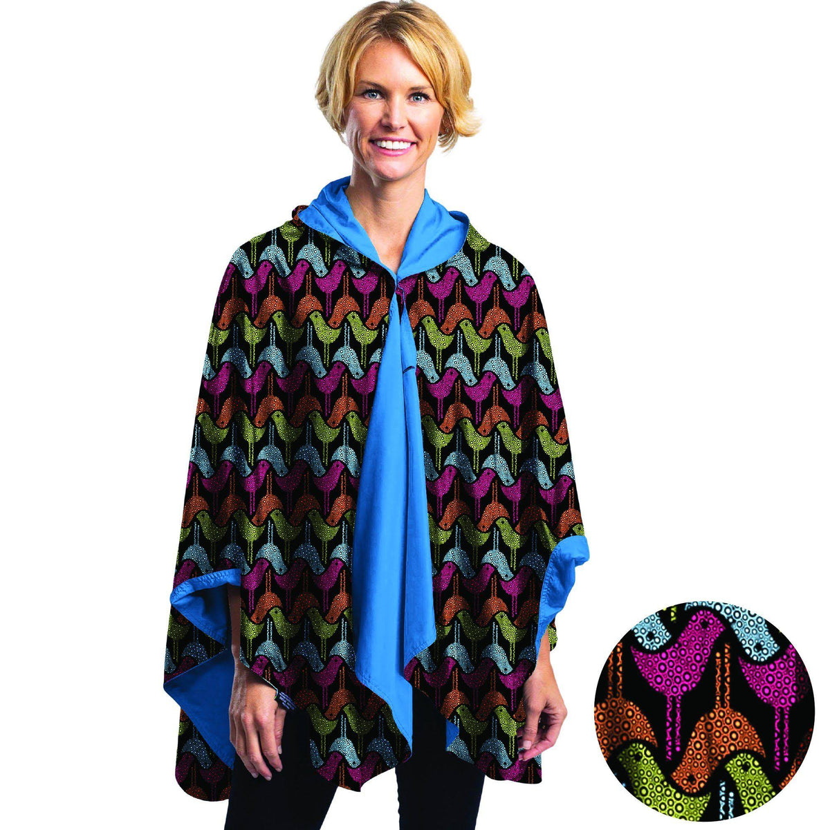 Bluebird & Birds Travel Cape H682235