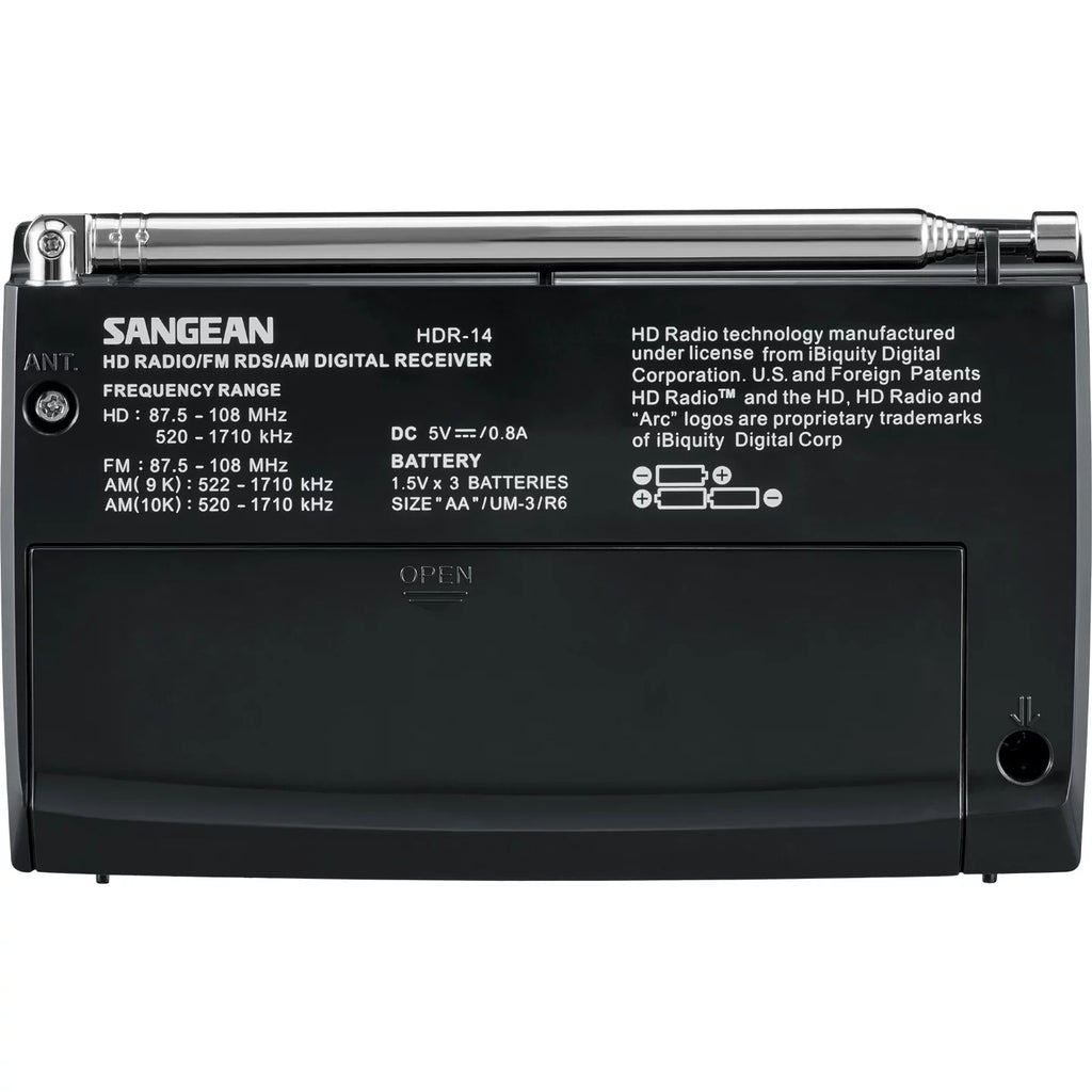 Portable AM/FM Radio Black N3941