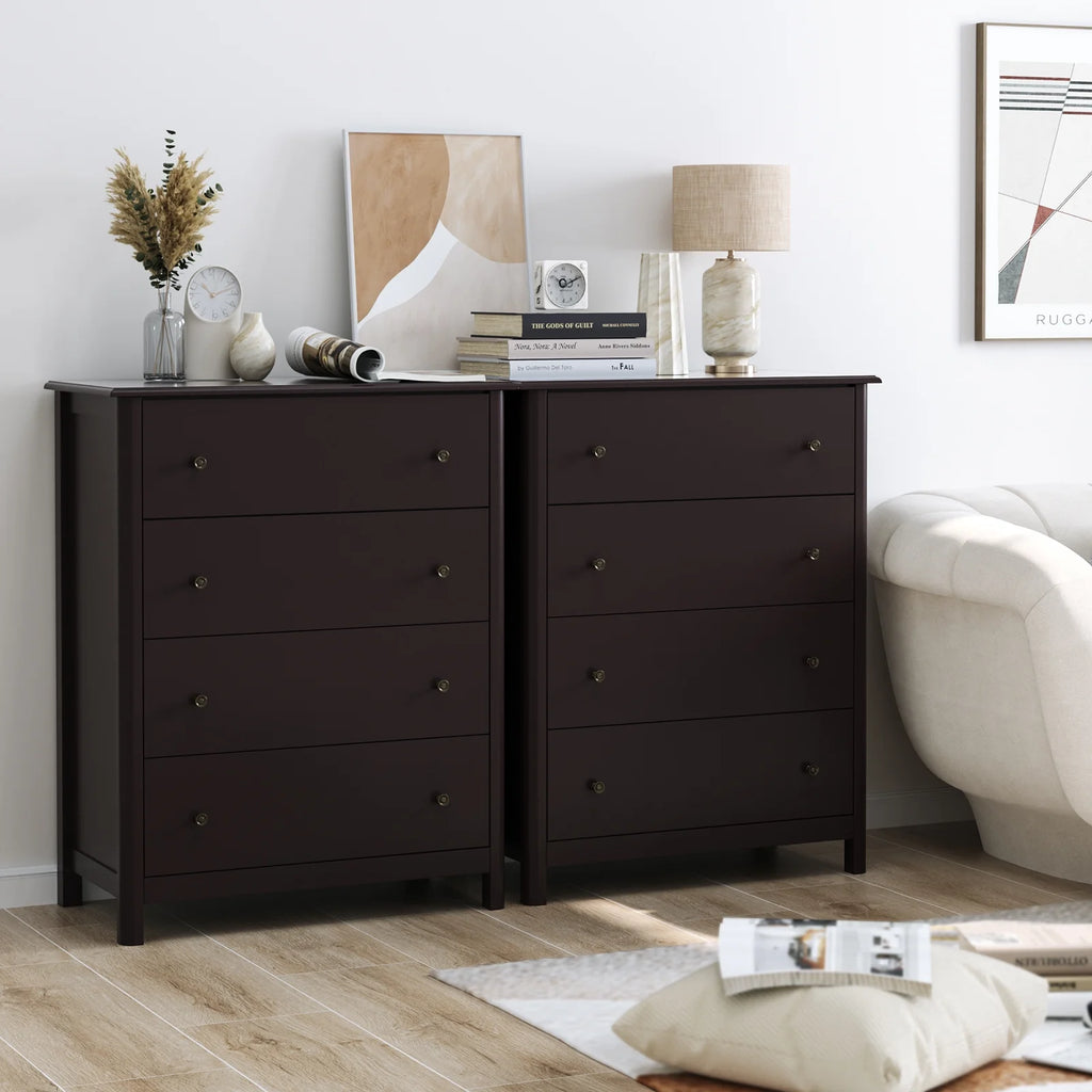 White 4 Drawer Dresser Z19302