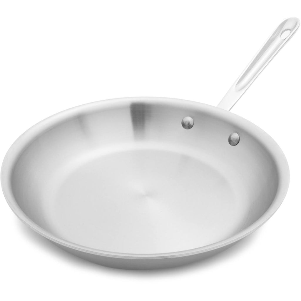 Brushed Stainless 10x22 Fry Pan V7043