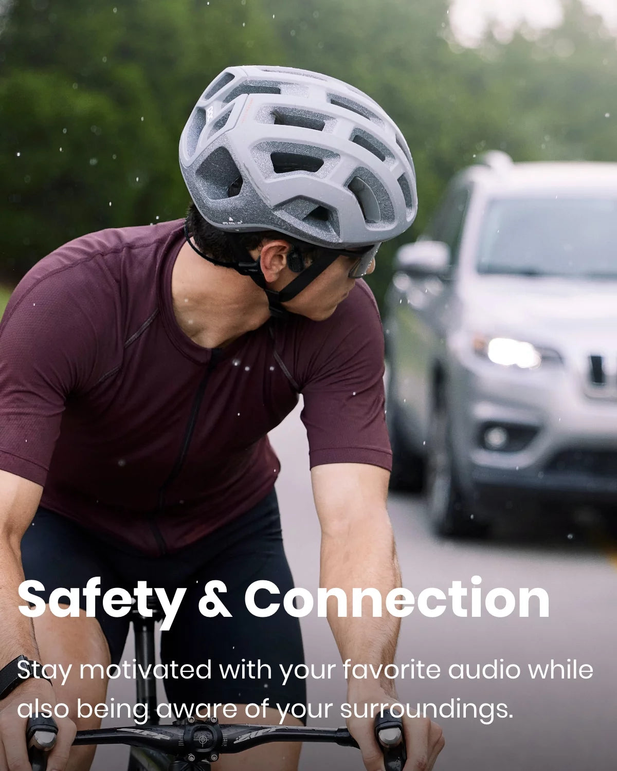 Black Bone Conduction Open Ear Bluetooth Headphones A35689
