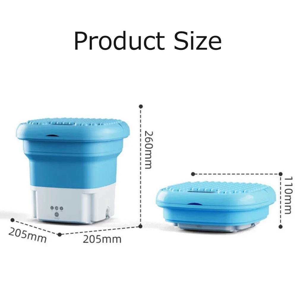 Portable Automatic Ultrasonic Mini Washing Machine D6598